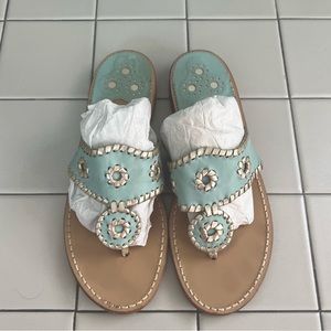 Jack Rogers Easter Egg Blue Sandals HARDLY WORN!